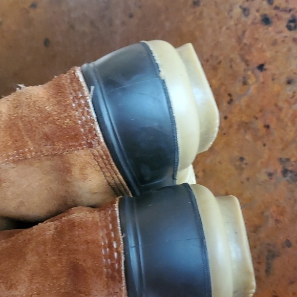 LaCrosse Vintage Gum Tread Removable Insulated Liner Lace-up Duck Sz 9 Boots - Picture 7 of 9